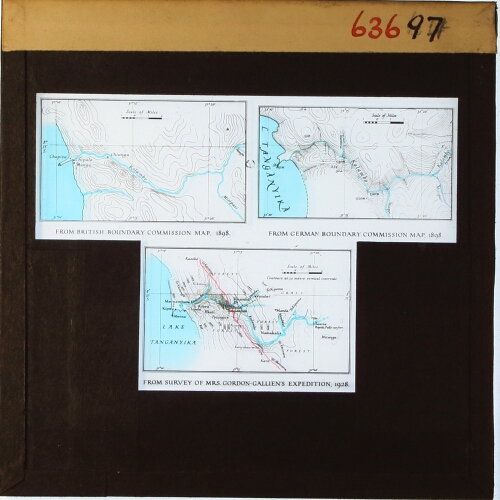 Three maps of Kalambo River