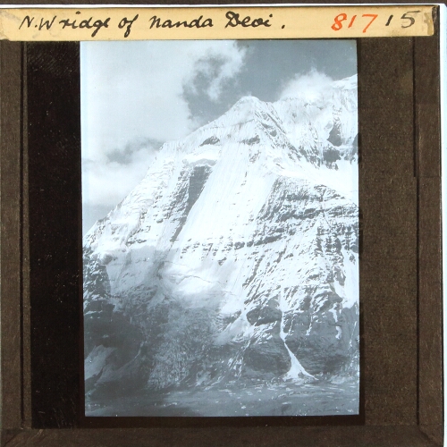 N.W ridge of Nanda Devi.