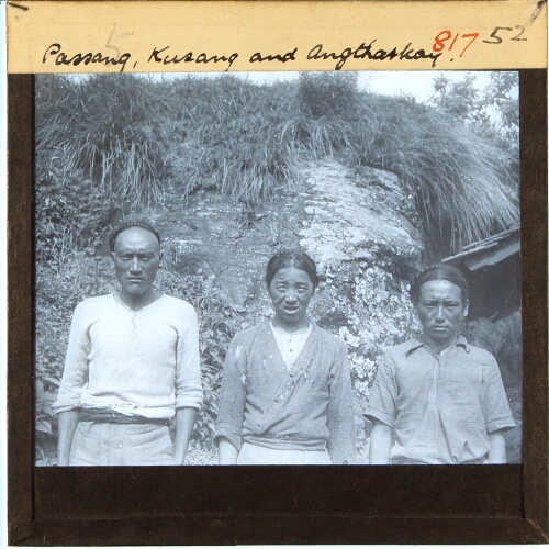Passang, Kusang and Angtharkay.