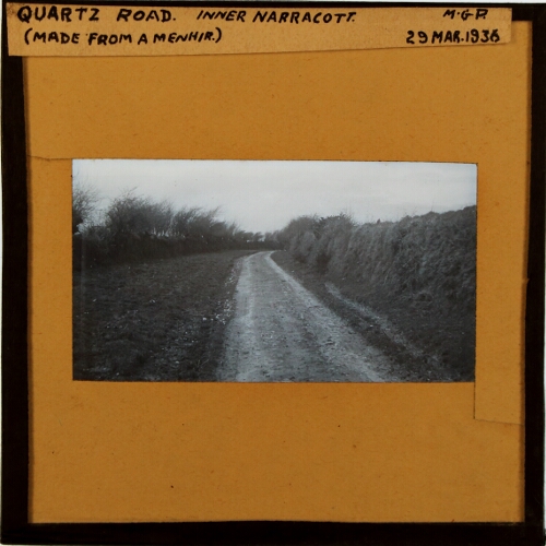 Quartz Road, Inner Narracott (made from a menhir)