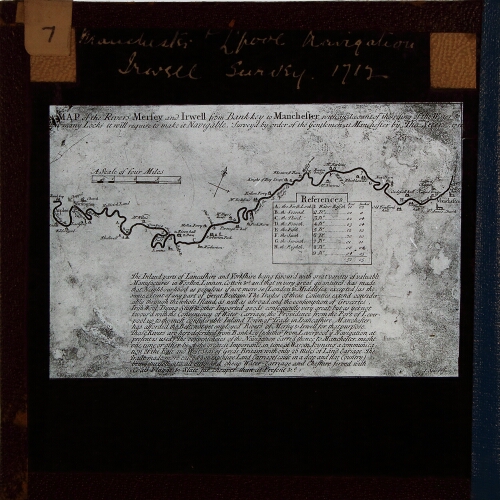 Manchester and Liverpool Navigation Irwell Survey 1712