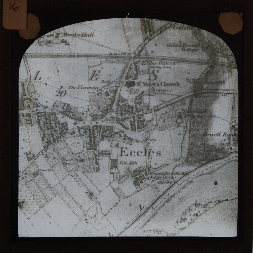 Map of Eccles