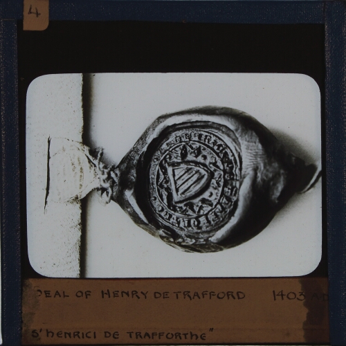 Seal of Henry de Trafford, 1403