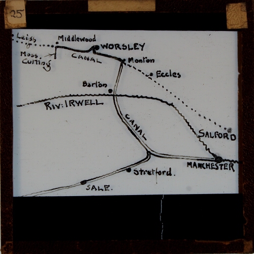 Map of Bridgewater Canal