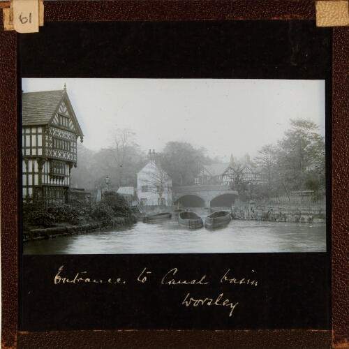 Entrance to Canal basin, Worsley