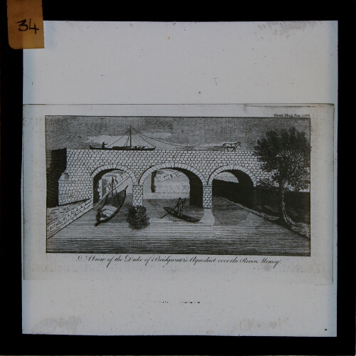 A View of the Duke of Bridgewater's Aqueduct over the River Mersey