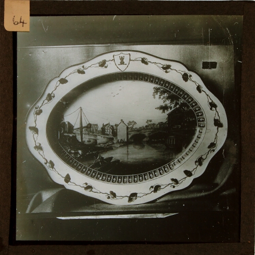 Wedgwood plate showing Worsley