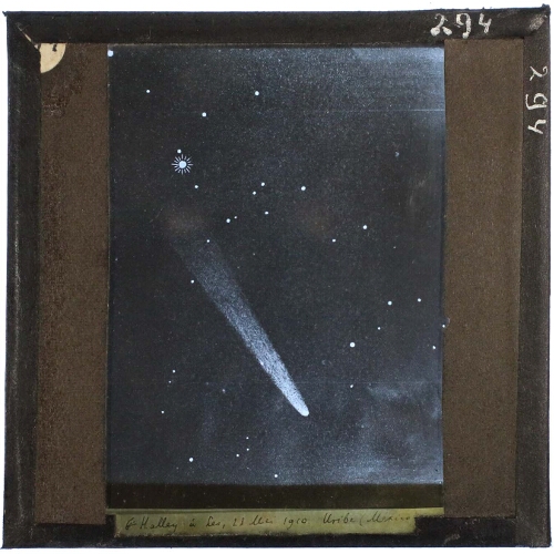 Tekening Komeet van Halley 28 Mei 1910