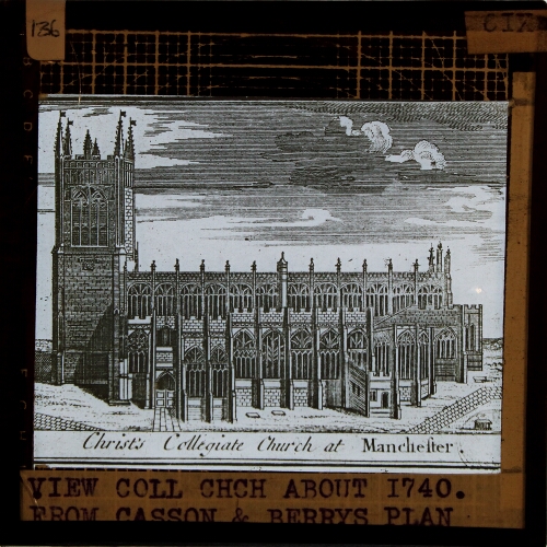 Collegiate Church about 1740, from Casson and Berry's Plan