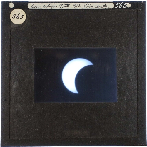 Ringvorminge eclips 17-4- 1912 Eclipscamera v. v.d. Pol