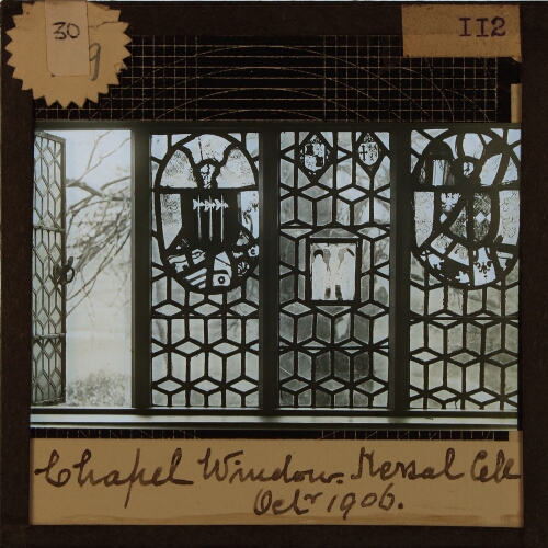 Chapel Window, Kersal Cell, October 1906
