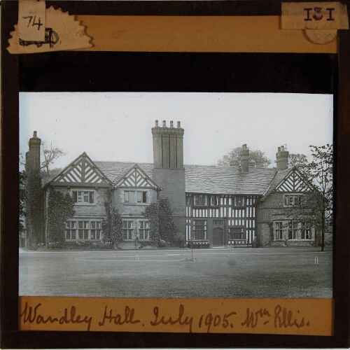 Wardley Hall, July 1905
