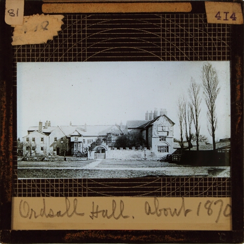 Ordsall Hall, about 1870