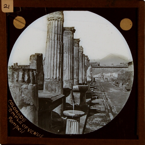 Colonnade, Temple of Venus, Pompeii