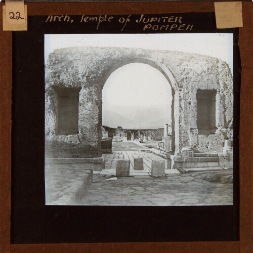 Arch, Temple of Jupiter, Pompeii