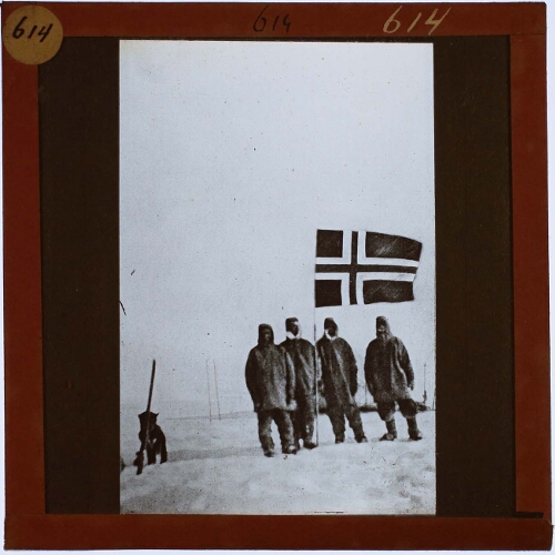 Amundsen c.s. aan Zuidpool