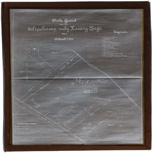 Map of the camp site near Karang-Sago