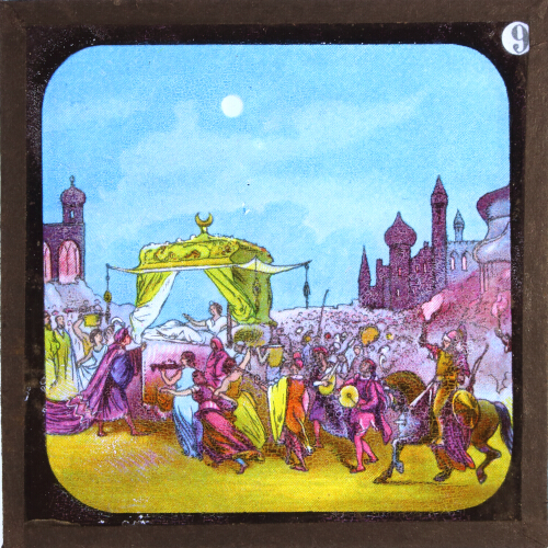 Arrival of the Princess at Aladdin's Palace