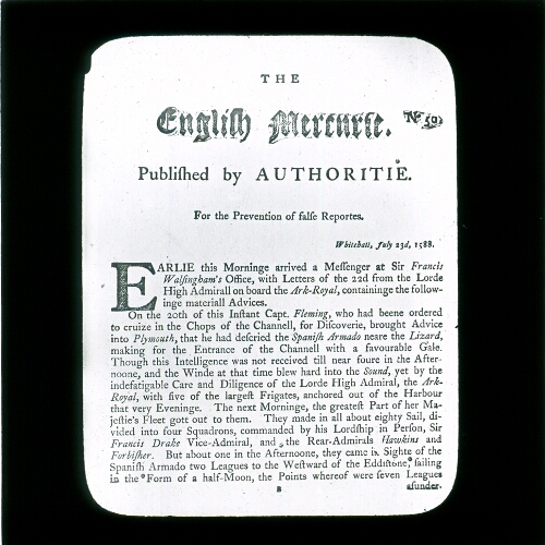 Earliest English Newspaper