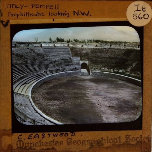 Pompeii -- Amphitheatre – secondary view of slide
