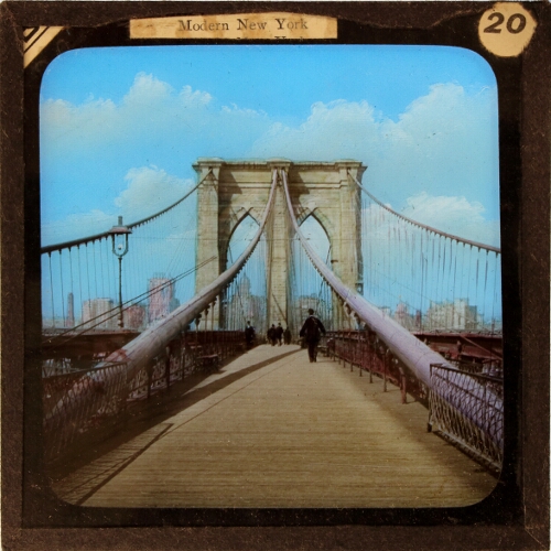 Brooklyn Bridge -- View towards New York