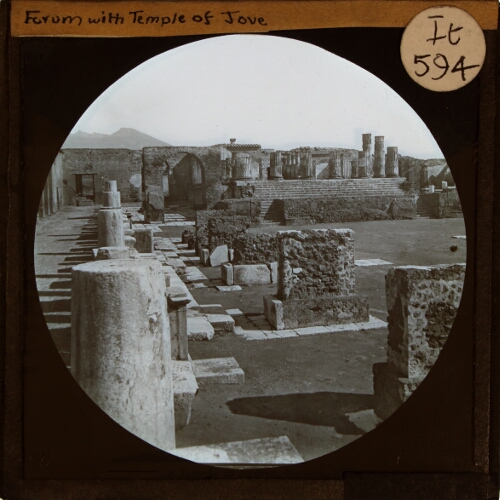 Pompeii -- Forum with Temple of Jove – secondary view of slide