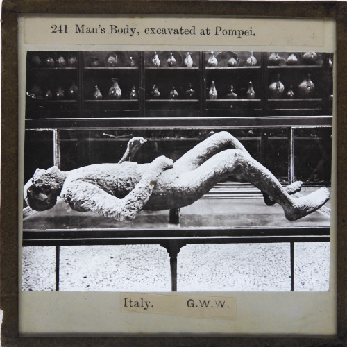 Man's Body, excavated at Pompei