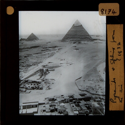 Pyramids and Sphinx from the air, ?1932