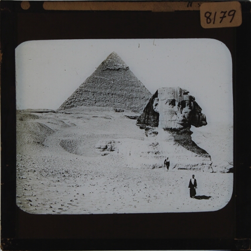 Sphinx and Great Pyramid, Gizeh