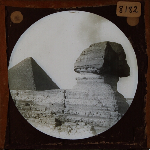 The Sphinx and Pyramid, Gizeh
