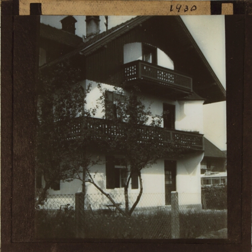 Our Lodging, Oberammergau, 1930