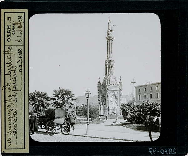 Madrid. Le Monument de Chistophe Colomb – secondary view of slide