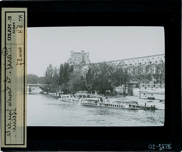 Le Louvre pris de la Seine – secondary view of slide