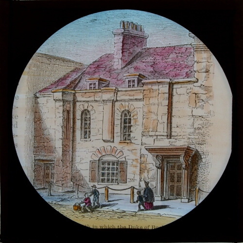 Engraving of unidentified house