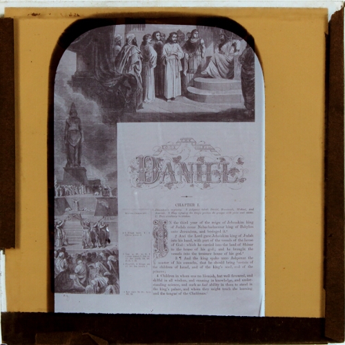 Title page of Bible Book of Daniel