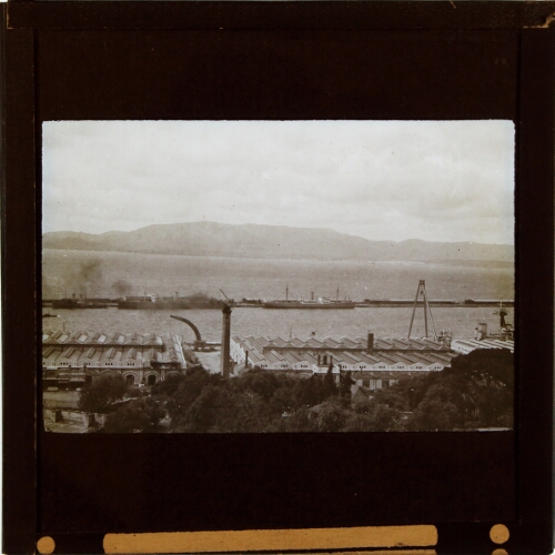 View over dockyard, Gibraltar