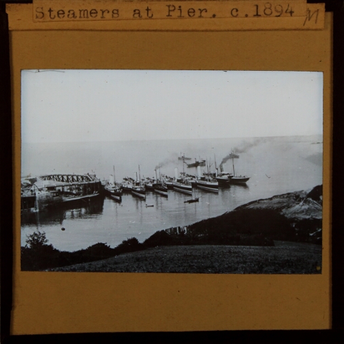 Steamers at Pier, c.1894