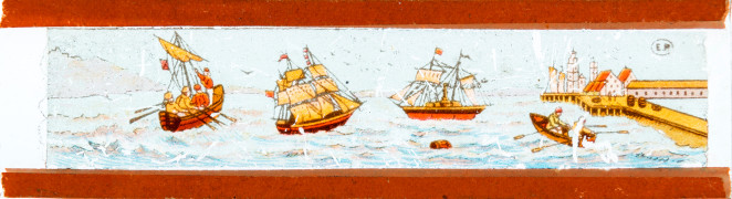 Ships in the sea and harbour