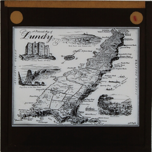 A Pictorial Map of Lundy