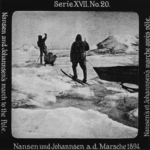 Nansen und Johannsen a.d. Marsche 1894.