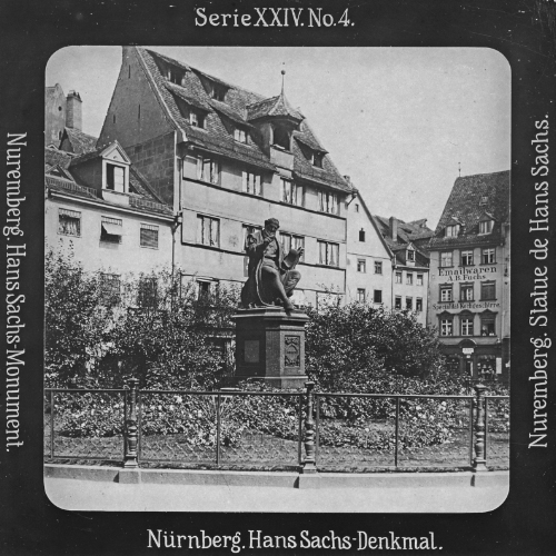 Nürnberg. Hans Sachs-Denkmal.