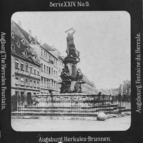 Augsburg. Herkules-Brunnen.