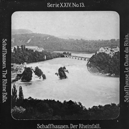 Schaffhausen. Der Rheinfall.