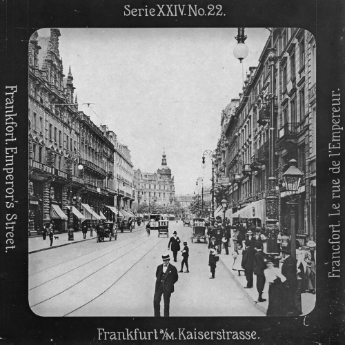 Frankfurt a/M. Kaiserstrasse.