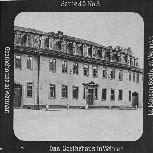 Das Goethehaus in Weimar.