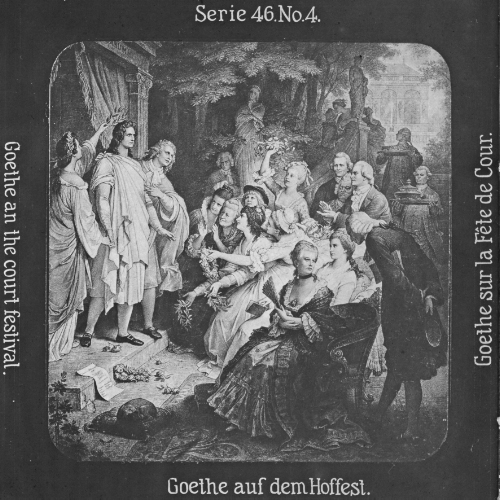Goethe auf dem Hoffest.