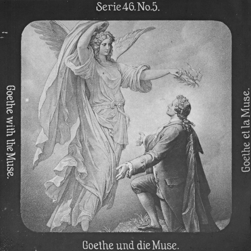 Goethe und die Muse.