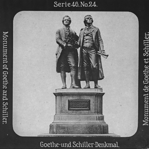 Goethe-und Schiller-Denkmal.