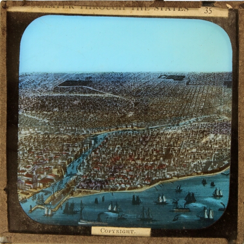 Bird's-eye view of Chicago, 1893