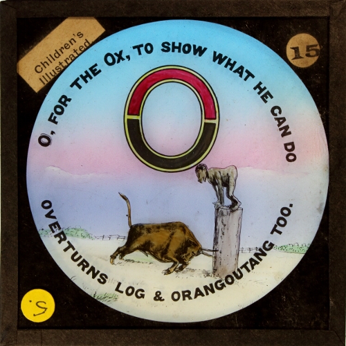 O, for the Ox, to show what he can do / overturns log and orangoutang too
